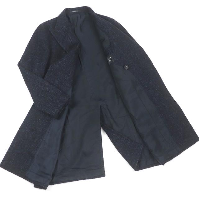極美品>TAGLIATORE×ブリッラ RICH ダブルチェスターコート 46 Brilla