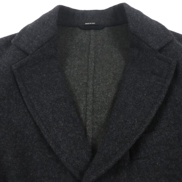 極美品▽HERMES エルメス ウール100% ダブルフェイス シングル