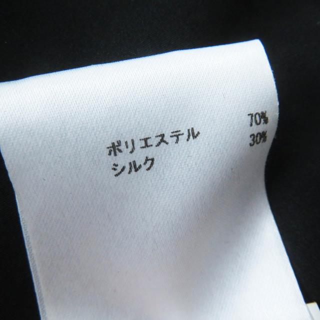極美品◎JIL SANDER ジルサンダー シルク混 ロング丈 チェスターコート ブラック 34 イタリア製 正規品 レディース_8