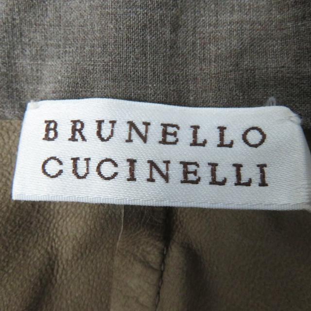 美品◎Brunello Cucinelli ブルネロクチネリ ベルト付き ヌバック