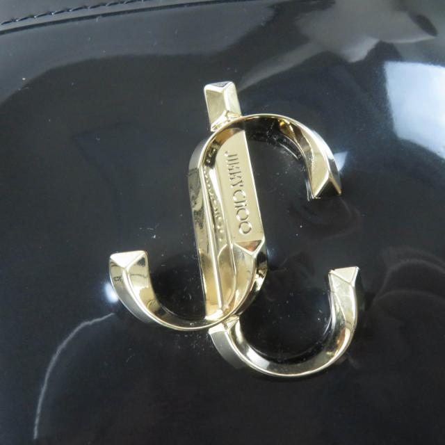 美品☆JIMMY CHOO ジミーチュウ JCロゴ金具 ラバーブーツ レインブーツ ロングブーツ ブラック 35 保存袋付き イタリア製 レディース_8