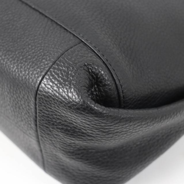 未使用品☆BEAUGRAND ボーグラン JRAタグ・チャーム付 クロコレザー使い レザー 2WAY ショルダー・ハンドバッグ ブラック レディース_6