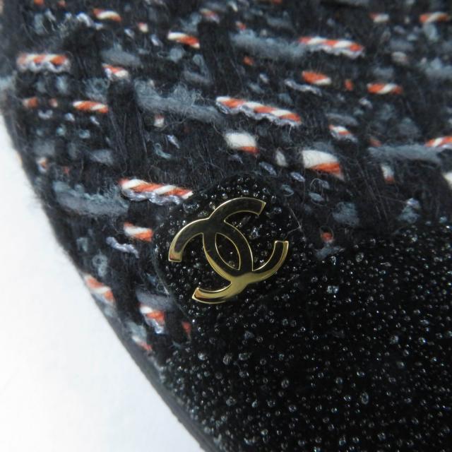 美品☆CHANEL シャネル G27884 ココマーク バックZIP ツイード フラット ロングブーツ マルチカラー 35.5 イタリア製 レディース_7