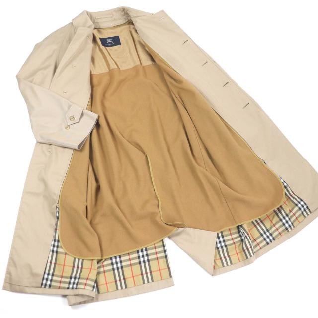 美品□BURBERRY LONDON バーバリーロンドン 裏ノバチェック柄 キャメル