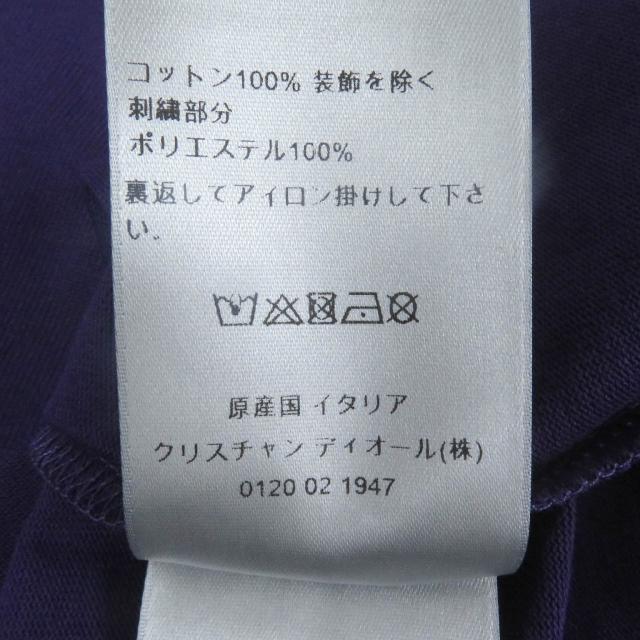 未使用品□DIOR ディオール オム 23SS 313J696A0554 ロゴエンブロイダリー リラックスフィット 半袖Ｔシャツ M イタリア製 正規品 メンズ_6
