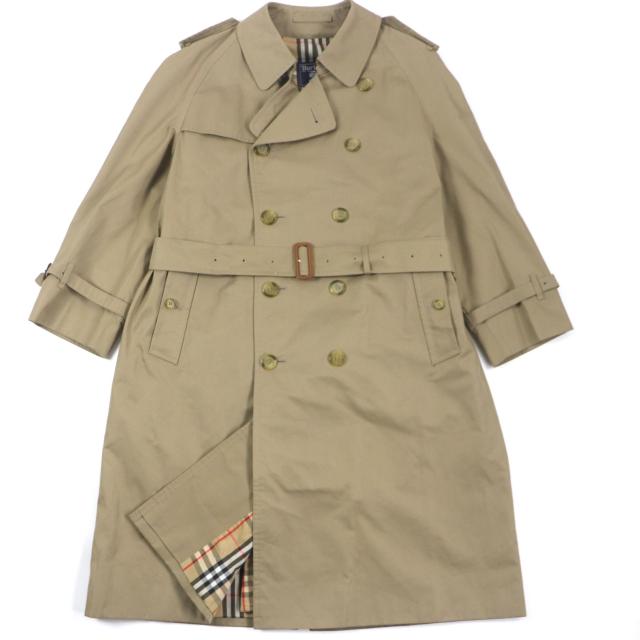 Burberry ベージュ ロングコート チェック柄裏地