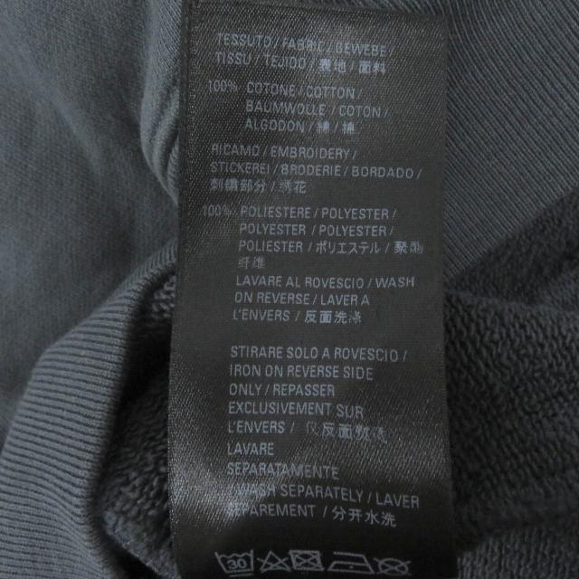 美品□BALENCIAGA バレンシアガ 2021年製 578135 キャンペーンロゴ エンブロイダリー パーカー グレー S イタリア製 正規品 メンズ_8