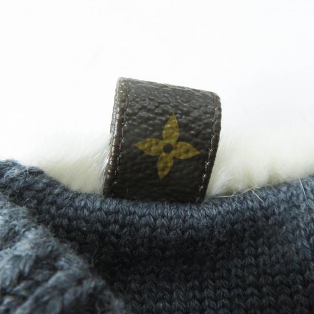 LOUIS VUITTON ミトン 手袋 グレー ホワイト グレー（灰色）系 Louis
