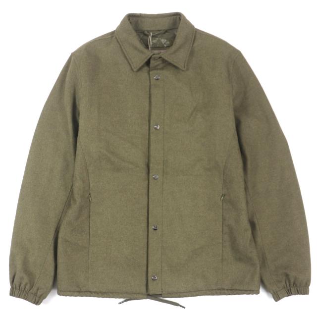 未使用品▼ヘルノ リゾート GI00041UR シルク カシミヤ ロゴ入ボタン 中綿 パディング コーチジャケット 44 正規品 メンズ 定価253000円