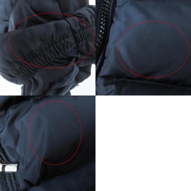 良品◎MONCLER モンクレール CHARPAL シャーパル ワッペン・フード付き ロングダウンコート ネイビー 14anni 164cm 正規品 レディースOK_9