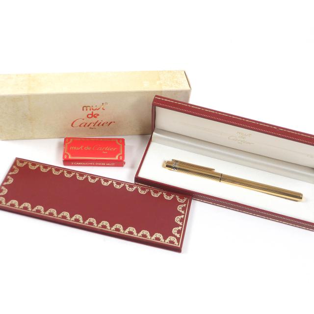 美品 カルティエ Cartier ヴィンテージ パンテール パンサー ショルダートートバッグ ハンドバッグ ブラック カーフレザー 超美品 カルティエ CARTIER 90年代ヴィンテージ マスト ドゥ