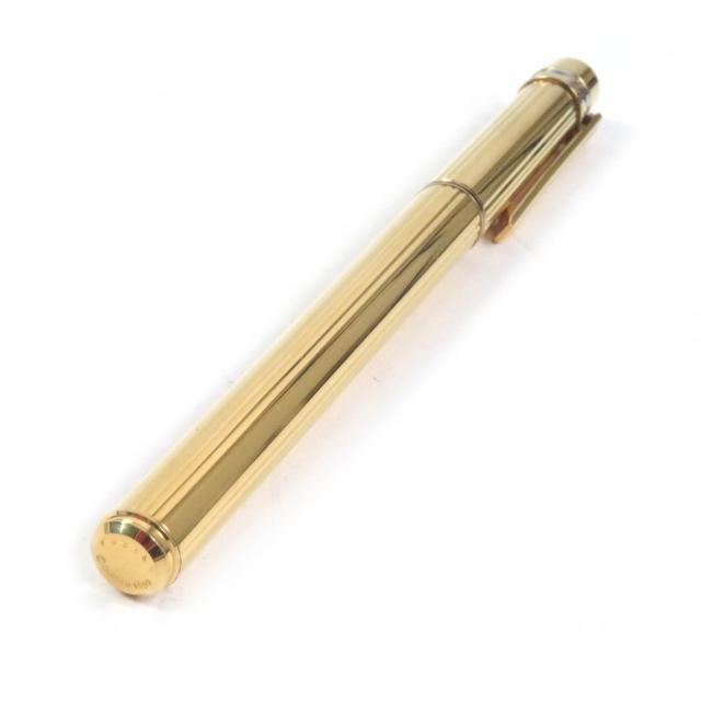 極美品□Cartier カルティエ ヴィンテージ パンテール ペン先18K Fニブ マスト ドゥ カルティエ キャップ式 万年筆 ゴールド フランス製_2