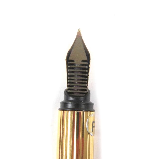 極美品□Cartier カルティエ ヴィンテージ パンテール ペン先18K Fニブ マスト ドゥ カルティエ キャップ式 万年筆 ゴールド フランス製_5