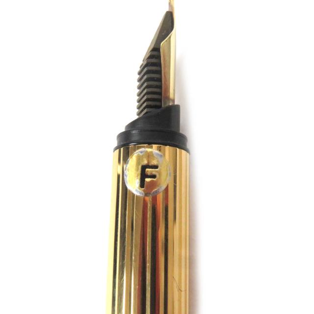 極美品□Cartier カルティエ ヴィンテージ パンテール ペン先18K Fニブ マスト ドゥ カルティエ キャップ式 万年筆 ゴールド フランス製_6