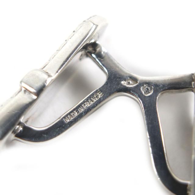 ⚪︎HERMES エルメス カフスリンクス カデナ パドロック シルバー 925
