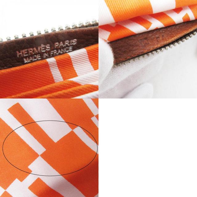 極美品◎HERMES エルメス シルキーポップ シルバー金具 ブッフルスキッパー シルク エコバッグ ブラウン オレンジ 箱・保存袋付き 仏製 エコバッグ