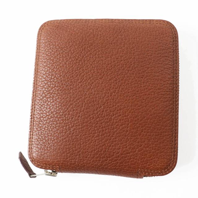 極美品◎HERMES エルメス シルキーポップ シルバー金具 ブッフルスキッパー シルク エコバッグ ブラウン オレンジ 箱・保存袋付き 仏製 エコバッグ