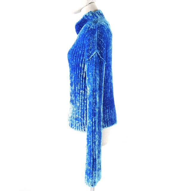Acne Studios - 未使用品△ACNE STUDIOS アクネストゥディオズ A60428 シェニールセーター ハイネック 長袖 トップス プルオーバー ブルー S イタリア製 レディース オススメ◎ 未使用品△ACNE STUDIOS アクネストゥディオズ A60428