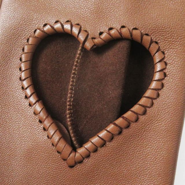 未使用品☆HERMES エルメス クルードセル レザーグローブ 手袋 ブラウン茶 HERMES エルメス クルードセル 手袋 未使用品☆HERMES エルメス