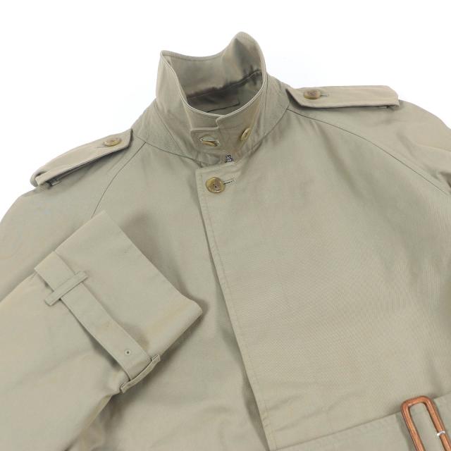 美品□Burberrys バーバリー ヴィンテージ 裏ノバチェック柄 スプリングコート トレンチコート 玉虫色 WR075-902-75/90-165 メンズ