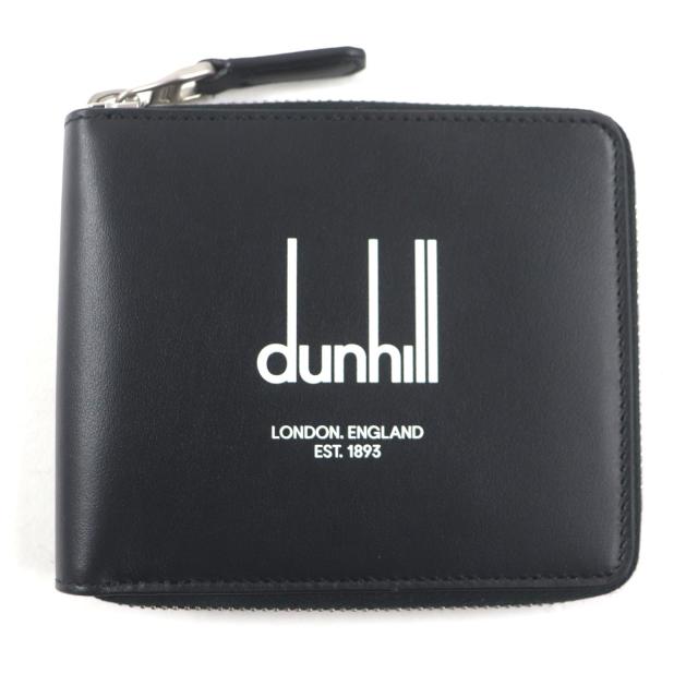 dunhill ダンヒル ラウンドファスナー コンパクト財布 コインケース 箱 ギフトセット ダンヒル コインケース メンズ 小銭入れ ミニ財布