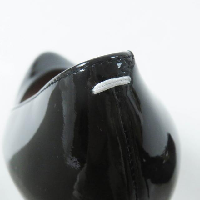 未使用品◎Maison Margiela 22 メゾンマルジェラ22 S58WL0229 アーモンドトゥ パテントレザー パンプス 36 箱・袋付 正規品_6