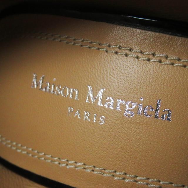 未使用品◎Maison Margiela 22 メゾンマルジェラ22 S58WL0229 アーモンドトゥ パテントレザー パンプス 36 箱・袋付 正規品_7