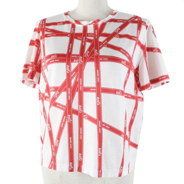 美品 マルジェラ期 HERMES エルメス Tシャツ 半袖 無地 36 ホワイト