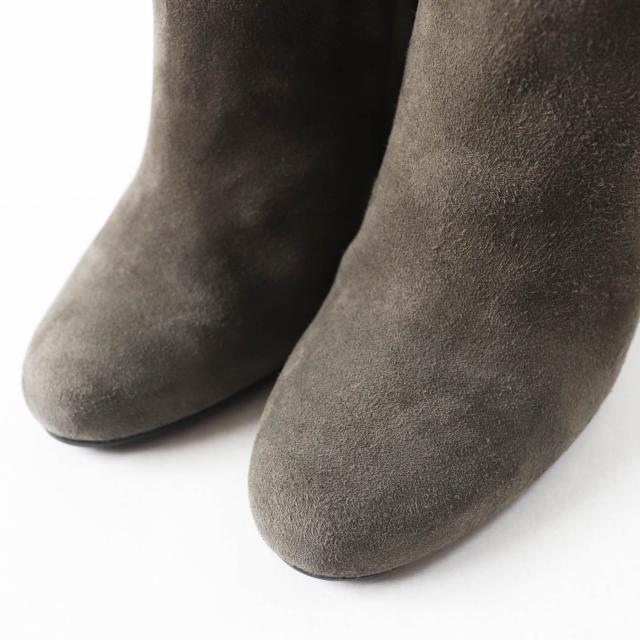 美品◎HERMES エルメス バイカラー サイドZIP スウェードレザー レザー