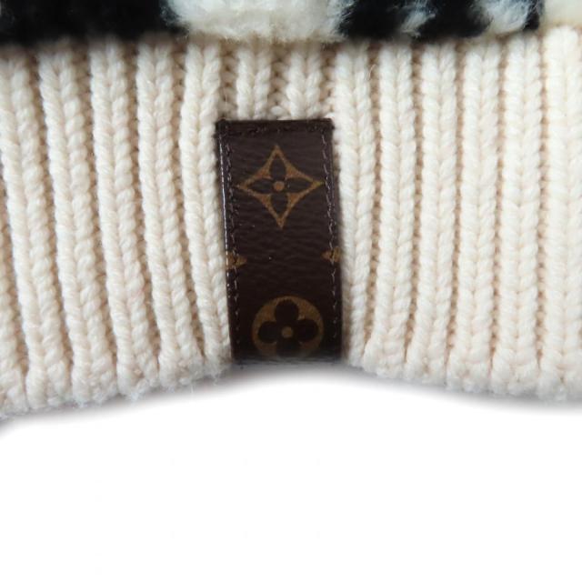 未使用品★LOUIS VUITTON ルイヴィトン 21AW カシミヤ混 フォルナセッティ ボウジャカード スリーブレス ニットベスト XS ハンガー付_5