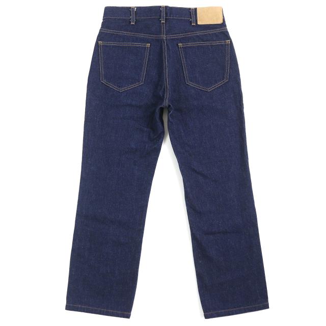 極美品△CELINE セリーヌ 2N48A224Z フランソワーズジーンズ コットン100％ ローウォッシュ デニムパンツ インディゴブルー 27 正規品_1