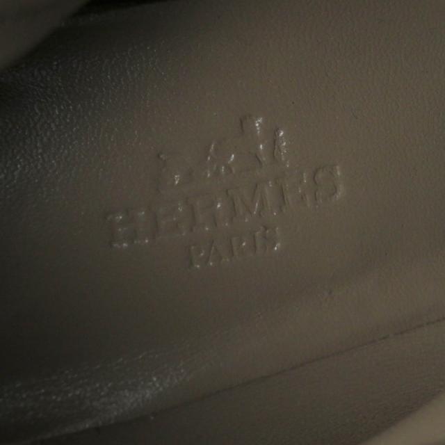 美品☆HERMES エルメス サンジェルマン シルバー金具 ケリーバックル スウェードレザー ショートブーツ ネイビー 36.5 伊製 レディース_8