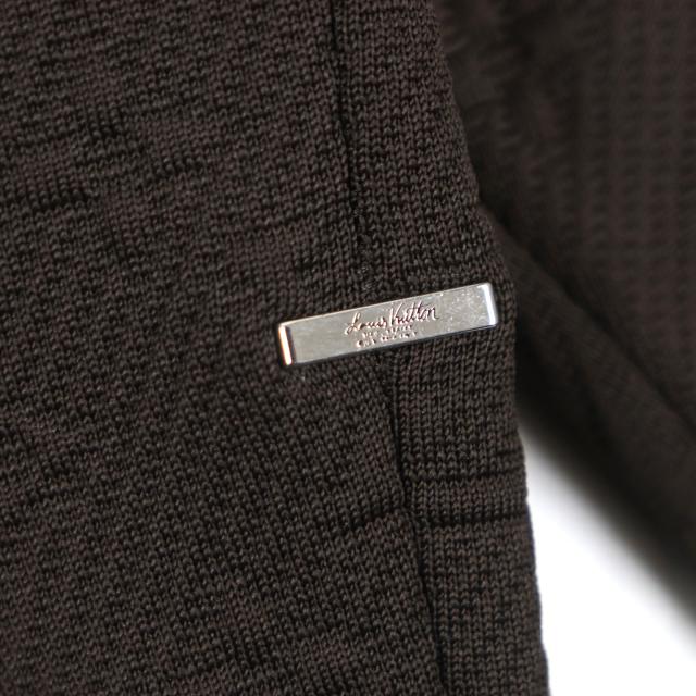 美品▽ルイヴィトン 2024年製 HJY45W モノグラム ロゴプレート ジップ