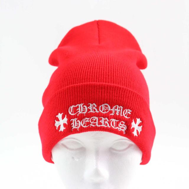 極美品○CHROME HEARTS クロムハーツ 304053702 WATCH CAP ワッチ 