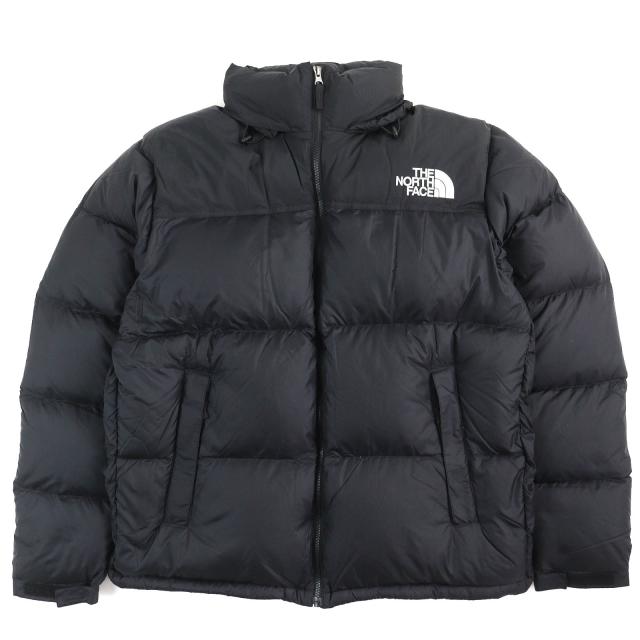 美品△THE NORTH FACE ザ・ノースフェイス ND92335 Nuptse Jacket ヌプシジャケット ダウンジャケット ブラック XXL 正規品 メンズ