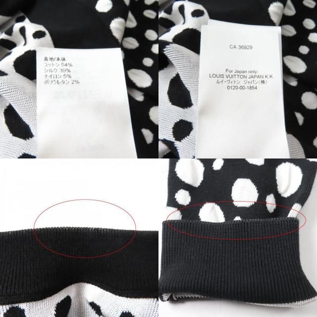 極美品☆ルイヴィトン×草間彌生 23SS 1AB852 シルク混 インフィニティ