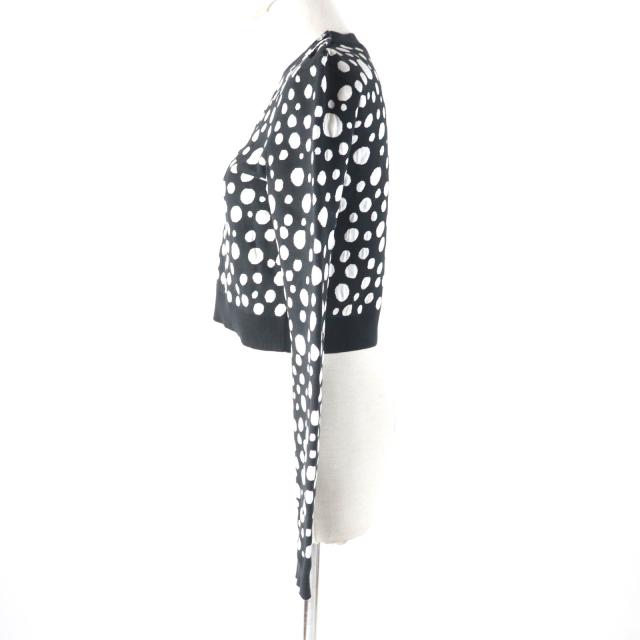 極美品★ルイヴィトン×草間彌生 23SS 1AB852 シルク混 インフィニティ ドット クロップド プルオーバーニット XS 正規品 レディース_1