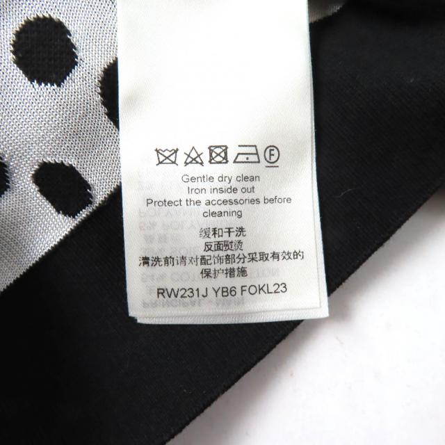 極美品★ルイヴィトン×草間彌生 23SS 1AB852 シルク混 インフィニティ ドット クロップド プルオーバーニット XS 正規品 レディース_7