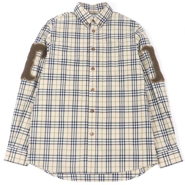 BURBERRY TBロゴ 長袖 チェックシャツ XS極美品□BURBERRY バーバリー 