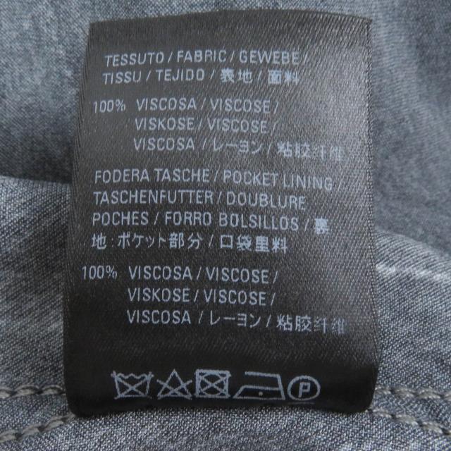 極美品□BALENCIAGA バレンシアガ 20SS 621580 デニム転写プリント ストレッチジャケット ブルゾン ブラック L イタリア製 正規品 メンズ_8