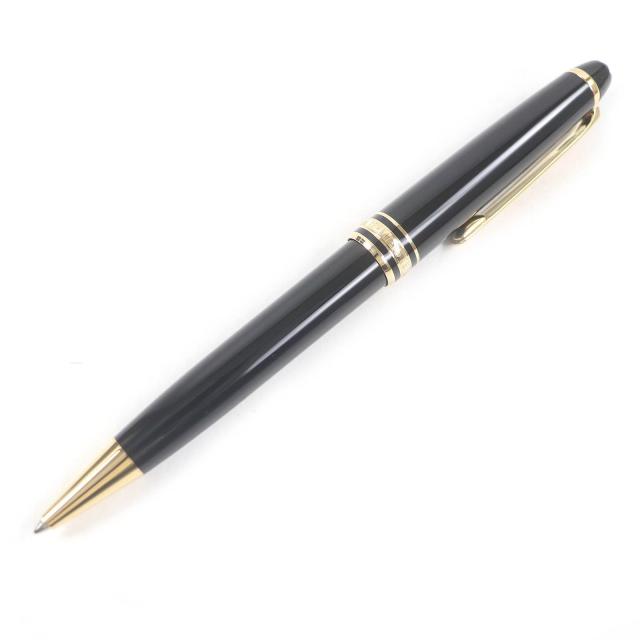極美品□MONTBLANC モンブラン クラシック マイスターシュテュック ツイスト式 ボールペン ブラック ゴールド ドイツ製 筆記確認済み