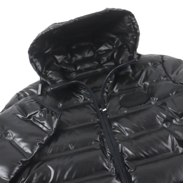 美品□EMPORIO ARMANI エンポリオ アルマーニ 23AW 黒タグ WZIP ロゴ