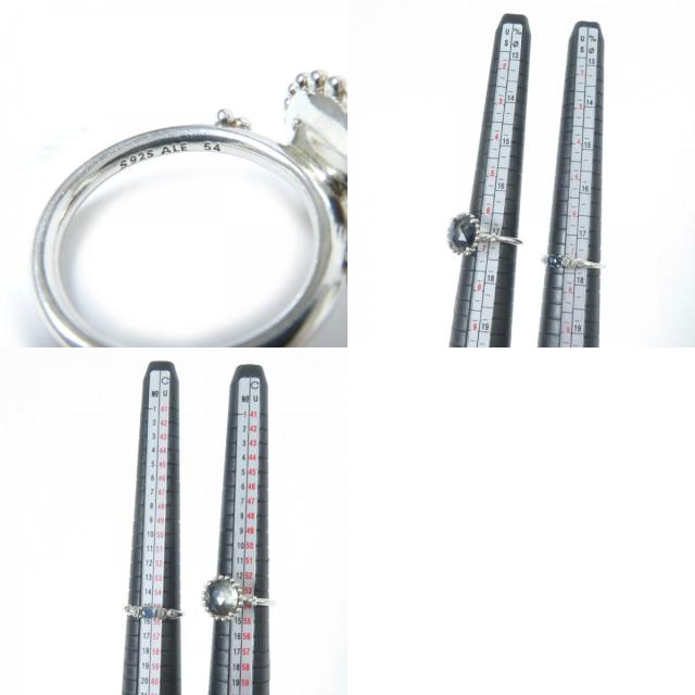 美品☆Pandora Disney パンドラ ディズニー チャーム4個 レザーダブルブレスレット リング2個・バングル2個セット SV925 レディース_9