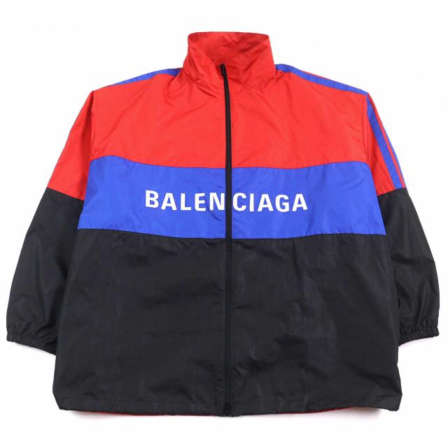 バレンシアガジャケット　美品 BALENCIAGA バレンシアガ ジャケット 18SS クラッシュデザインネック