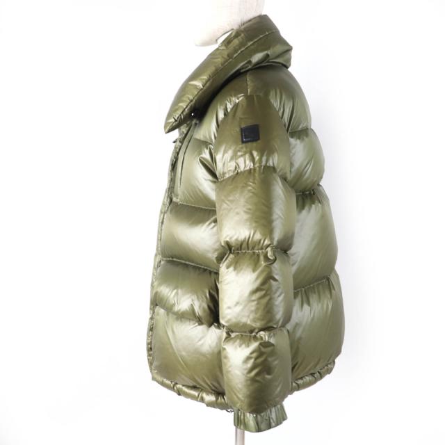 美品☆WOOLRICH ウールリッチ WWCPS2786 ALIQUIPPA PUFFY JACKET アルキッパパフィー ダウンジャケット カーキ S 正規品 レディース_1