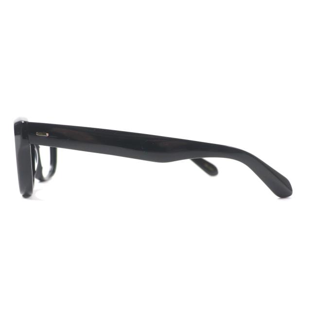 未使用品▼MOSCOT モスコット ZINDIK ウェリントン メガネ 眼鏡 アイウェア ブラック 54□20-151 デモレンズ メンズ