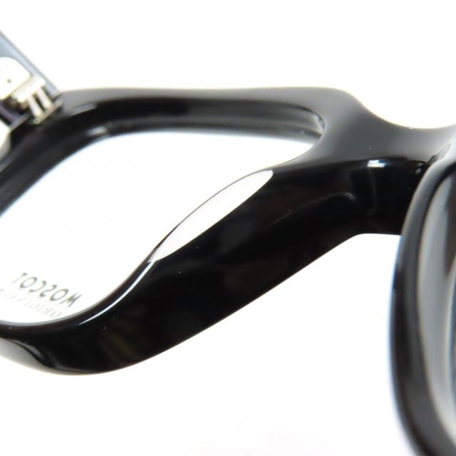 未使用品▼MOSCOT モスコット ZINDIK ウェリントン メガネ 眼鏡 アイウェア ブラック 54□20-151 デモレンズ メンズ