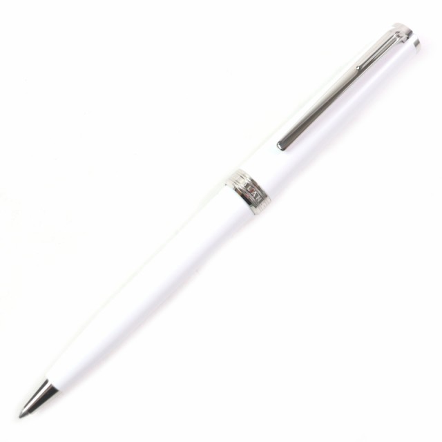 未使用品▼MONTBLANC モンブラン Pix コレクション ホワイトスター ツイスト式 ボールペン ホワイト シルバー ケース付き 筆記確認済み