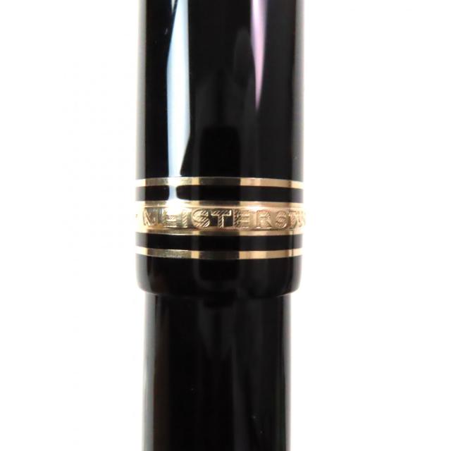 極美品▼MONTBLANC モンブラン マイスターシュテュック ペン先18K Bニブ ホワイトスター 万年筆 ブラック ゴールド ドイツ製 メンズ_8