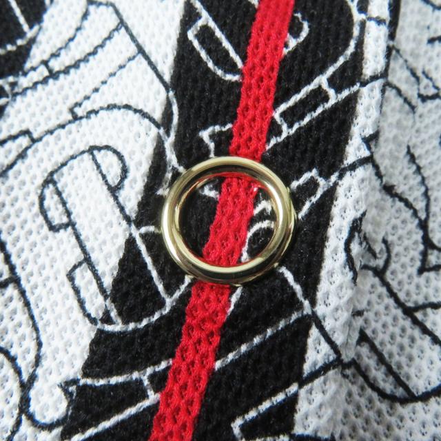 美品◎BURBERRY バーバリー 8018544 TBモノグラム ラバーロゴワッペン付き 半袖ポロシャツ ブラウン XXS 正規品 レディース_5